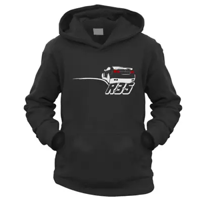 R35 Kids Hoodie (Pick Colour And Size) Gift Present Car Drift Race Boost JDM • $54.95