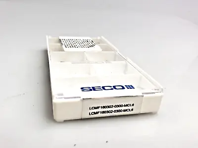 SECO LCMF 160302-0300-MCL6 CP600 Carbide Grooving & Parting Insert (Box Of 6) • $79.95