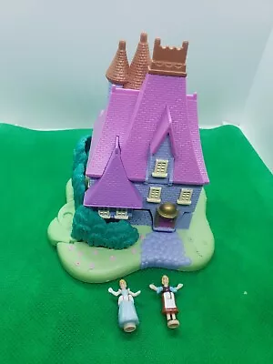 $29.95 • Buy Vintage Polly Pocket Bluebird 1995 Disney Cinderella Stepmother's House 2 Figs
