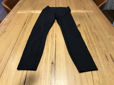 $25 • Buy Black Lululemon Leggings Wide Waist Size 2