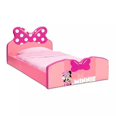 Disney Minnie Mouse Upholstered Twin Bed Kid's Bedroom Furniture New Gift • $243.99