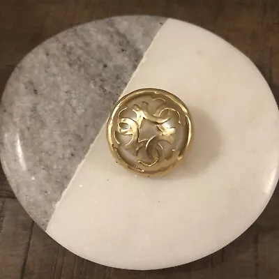 $548.89 • Buy Chanel Pearl Dome Brooch Pin Rare Vintage