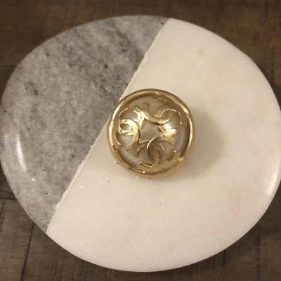 Chanel Pearl Dome Brooch Pin Rare Vintage • $560.05