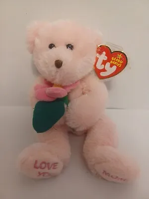 TY Beanie Baby-LOVE U MOM The Bear (9 Inch) - Stuffed Animal Toy*FREE SHIPPING* • $9.99