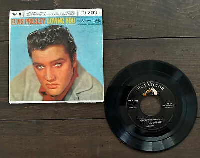 Elvis Presley - Loving You Vol. II - 1957 45 EP • $4