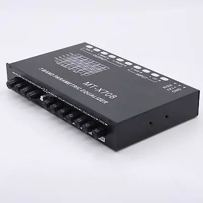 7 Band Car Audio Equalizer With AUX Input Car Amplifier Graphic Equalizers • £32.02