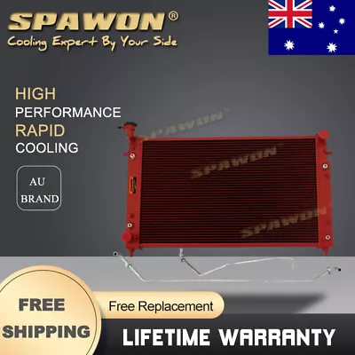 3Row Red SPAWON Radiator For Holden Commodore VT VX 3.8L V6 1997-2002 AT MT • $999