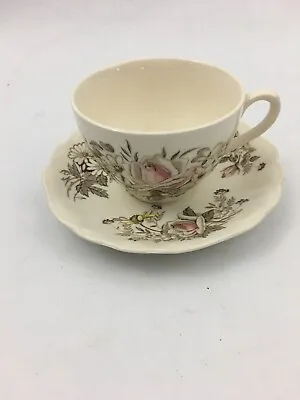 Vintage J&G MEAKIN SOL Floral  Cup And Saucer Made In England • $14.99