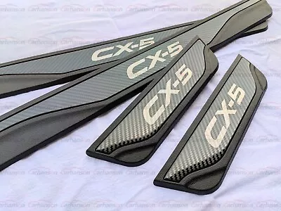 For Mazda CX5 Accessories Car Door Sill Protector Scuff Plate Cover Trim Guard   • $32.99