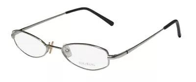 New Vera Wang V109 Eyewear Metal Silver Ch Designer Womens Full-rim 48-18-135 • $14.95