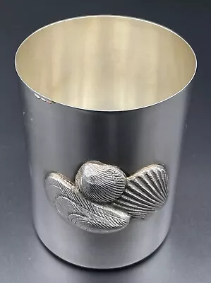 Gorham Silverplate Mint Julep Cup Applied Sea Shell Decorations • $125