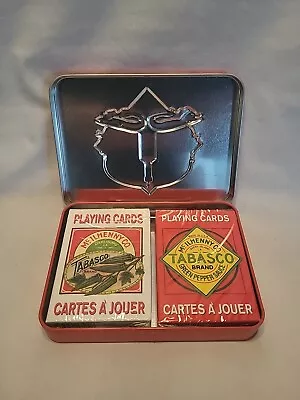 Tabasco Playing Cards Set In Metal Tin⚡️sealed  • $14