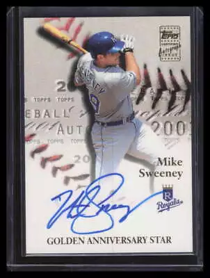 2001 Topps Golden Anniversary Autographs GAAMS Mike Sweeney Auto F2 • $13