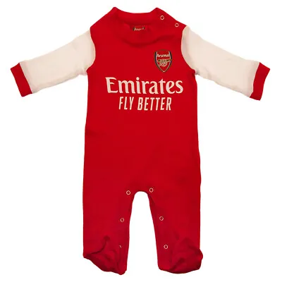 £16.99 • Buy Arsenalfc 2022 Baby Football Pram Babies Sleepsuit Grow Play Official Product