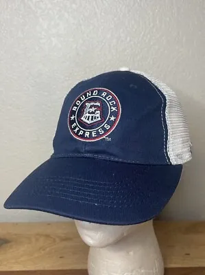 Round Rock Express Hat Promo Cap Blue White Mesh Snapback Nyle Maxwell • $3.99