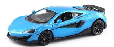 McLaren 600 LT British Sports Car Model Diecast Toy RMZ City Blue 1:32 • £12.98