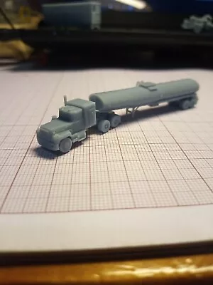 $16 • Buy Z Scale Train Miniature Truck Mack 1970's And Fuel Trailer