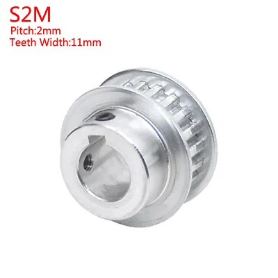 S2M 22-80Teeth Timing Pulley Pitch 2mm With Step/Keyway Drive Pulleys Width 11mm • $7.65