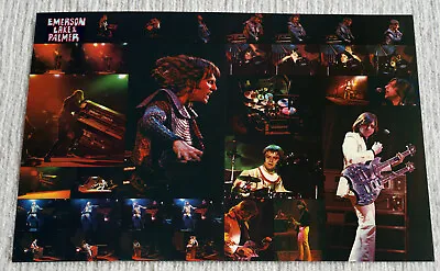 Emerson Lake & Palmer Poster Keith Emerson Stage Welcome Back Tour Poster RaRe M • £11.99