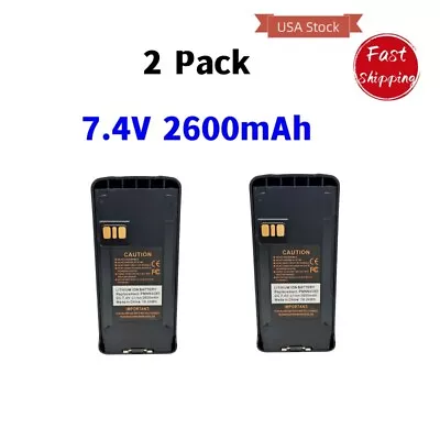 2X PMNN4081 PMNN4082 2600mAh Li-ion Battery For P160 CP185 CP476 CP1660 Radio • $49.80