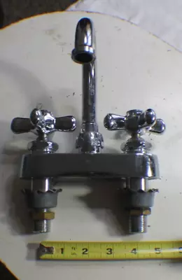 Chicago Faucets 2 Hole 4  Center ~ Deck-Mount Faucet • $60