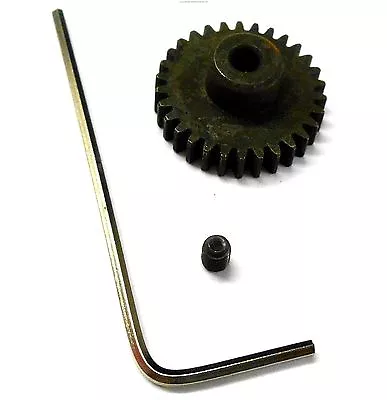 0.6 Module 0.6M 30T 30 Teeth Tooth 1/10 Scale 540 Motor Pinion Gear Black M0.6  • £3.88