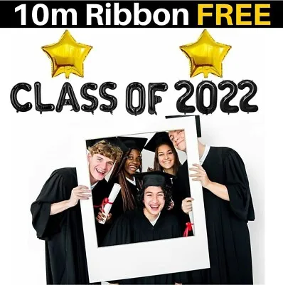 £9.99 • Buy PROM Balloons 16  Foil Graduation Decoration CLASS OF 2022 GRAD PARTY Ballons