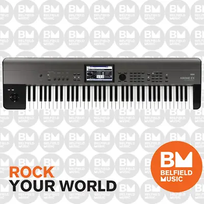 Korg KROME EX 73 Key Synthesizer Music Workstation - Brand New - Belfield Music • $1979