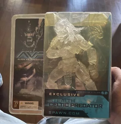 McFarlane AVP Stealth Celtic Predator Alien Vs Predator Collectors Club Figure • $50