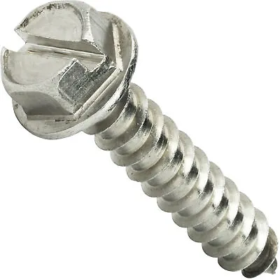 #10 Hex Head Sheet Metal Screws Self Tapping Stainless Steel 18-8 All Lengths • $15.46