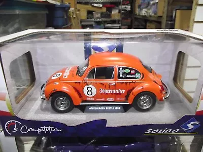 Solido 1/18 Volkswagen Beetle 1303 Jagermeister NIB • $59.99