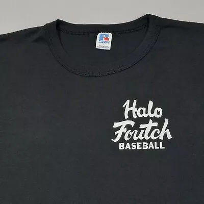 Large Vintage 90s HALO FOUTCH Baseball T-Shirt • $29.95