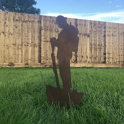 Metal Soldier Wall Art  Home & Garden Tribute  Unique Gift  Fast Delivery • £24.99