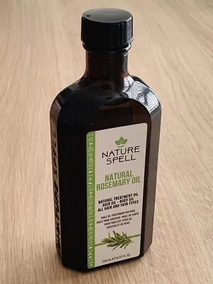 Nature Spell Rosemary Oil Vegan Hair & Skin 150ml Rosemary Oil For Hair Growth • £9.99