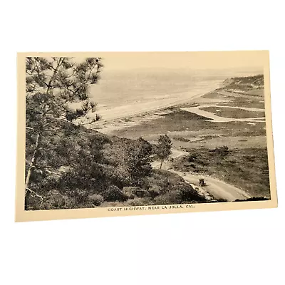 RARE 1905 Pacific Coast Highway Near La Jolla California Postcard CA Vintage PCH • $27