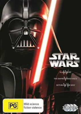 Star Wars - A New Hope / Empire Strikes Back / Return Of The Jedi DVD - LIKE NEW • $8.95