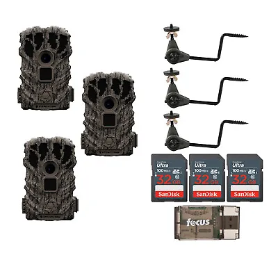 Stealth Cam Browtine 14MP Camera 3 Pack Bundle • $159.99