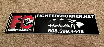 Fighter‘s Corner Hawaii MMA  Sticker Decal Car Truck Bumper Window • $19.99