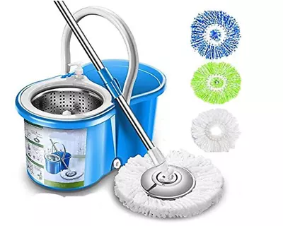 Mop Spin System Cleaning Including Heads Simpli-Magic 79229 Trapeador Piso Floor • $59.03