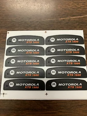 New *oem* Motorola Xts1500 Xts 1500 Front Name Plate Housing Label Sticker • $7.98