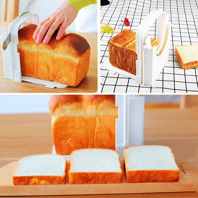 £7.39 • Buy Practical Kitchen DIY Cutter Toast Mould Loaf Slicer Cutting Slicing Bread Tool