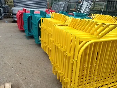 £32 • Buy Crowd Control Barriers Powder Coated Temporary Site Fencing
