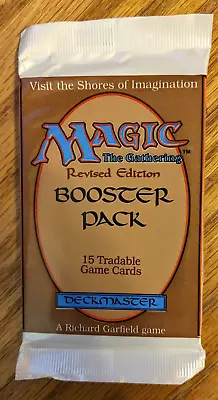 MTG - REVISED Booster Pack - Magic The Gathering Factory Sealed 1994 • $200