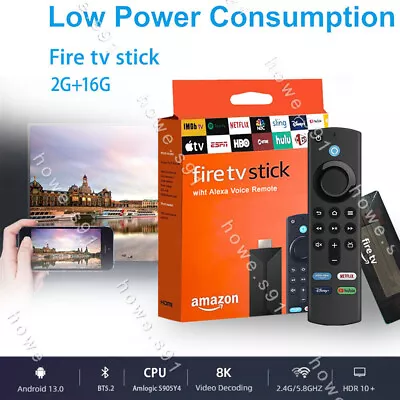 Amazon Fire Stick 8K Ultra HD - Alexa Voice Remote - TV Media Player Firestick • $59.99