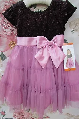 BNWT Lilac Pink Sparkle Tulle Party Occasion Dress 18-24 By JONA MICHELLE USA • £14.99