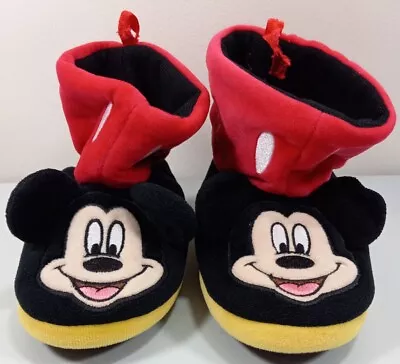 Disney Mickey Mouse Toddler Boys Girls Slippers Size 9 • $9.95