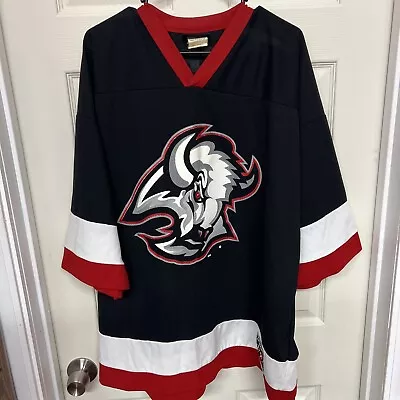 Buffalo Sabres NHL Vintage Jersey Logo Athletic Size 2XL Goathead Michael Peca • $84.99