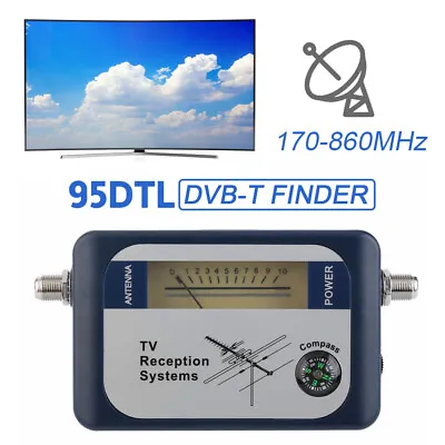 £18.26 • Buy HDTV DVB-T Finder Digital Aerial Terrestrial TV Antenna Signal Strength Meter UK