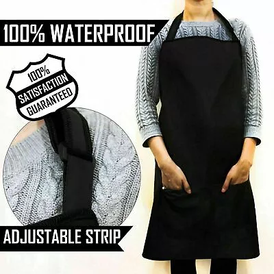 £5.99 • Buy Pocket Pattern Waterproof Barber Salon Hairdressing Apron For Men & Women