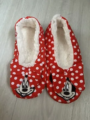 Woman’s/girls Mickey Mouse Slippers Size 3-5uk/Rrp 25£ • £7.99